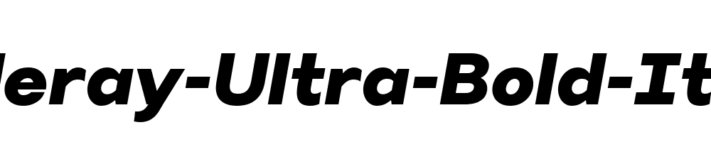 Villeray-Ultra-Bold-Italic