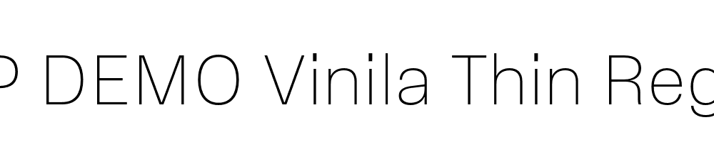 FSP DEMO Vinila Thin Regular