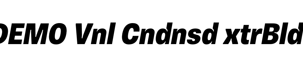 FSP DEMO Vnl Cndnsd xtrBld Italic