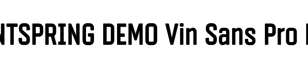  DEMO Vin Sans Pro Bold