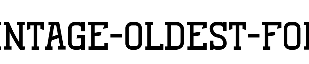 vintage-oldest-font
