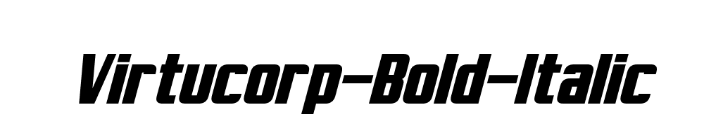 Virtucorp-Bold-Italic