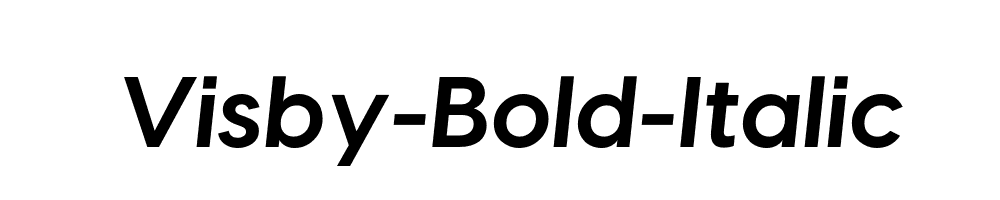 Visby-Bold-Italic