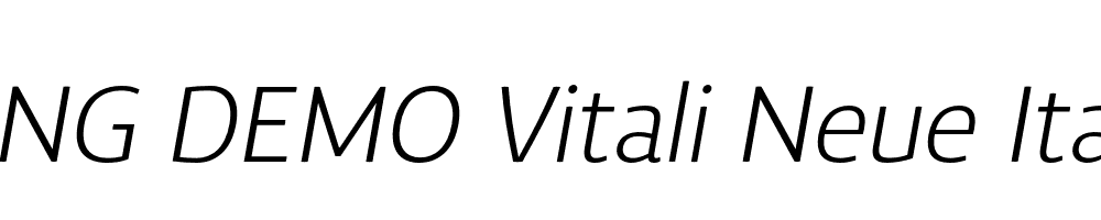  DEMO Vitali Neue Italic Regular