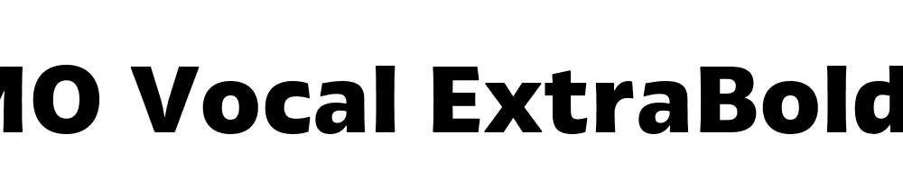 FSP DEMO Vocal ExtraBold Regular