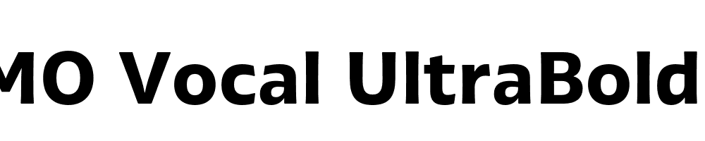 FSP DEMO Vocal UltraBold Regular