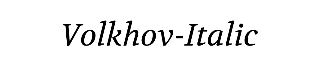 Volkhov-Italic