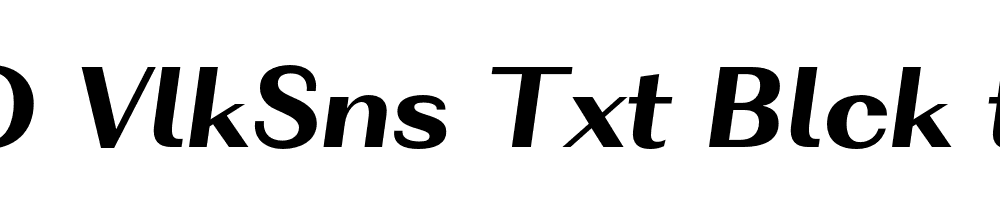 FSP DEMO VlkSns Txt Blck tlc Regular