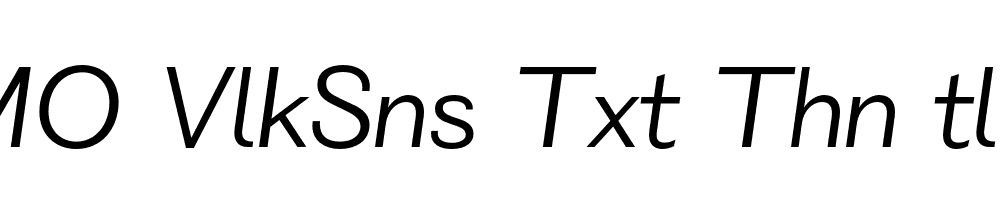 FSP DEMO VlkSns Txt Thn tlc Regular