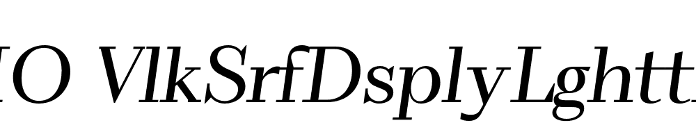 FSP DEMO VlkSrfDsplyLghttlc Regular