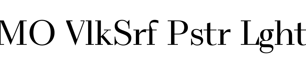 FSP DEMO VlkSrf Pstr Lght Regular