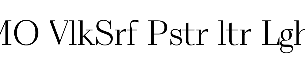 FSP DEMO VlkSrf Pstr ltr Lght Regular