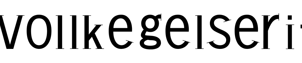 Vollkegelserif