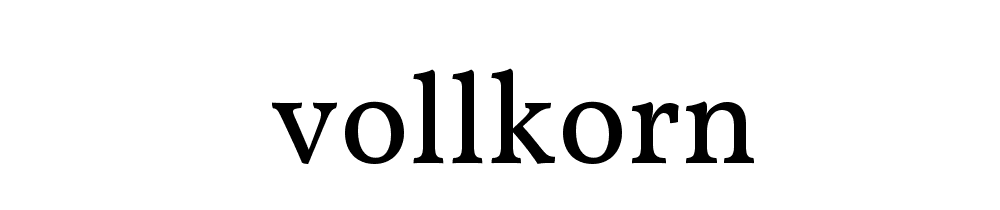 Vollkorn