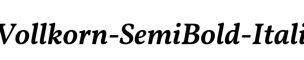 Vollkorn-SemiBold-Italic