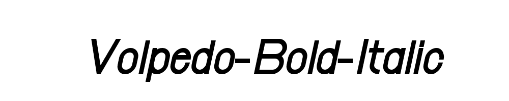 Volpedo-Bold-Italic