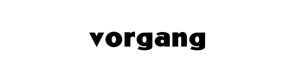 Vorgang