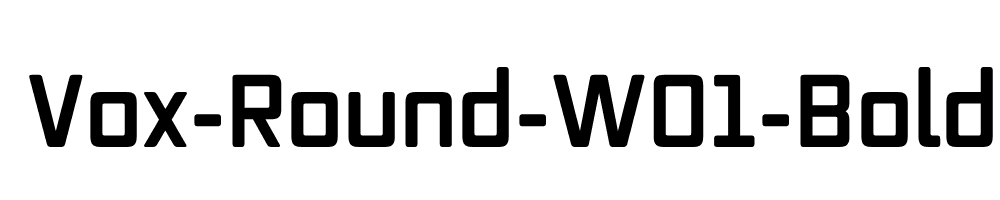 Vox-Round-W01-Bold