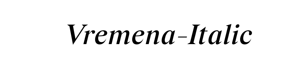 Vremena-Italic