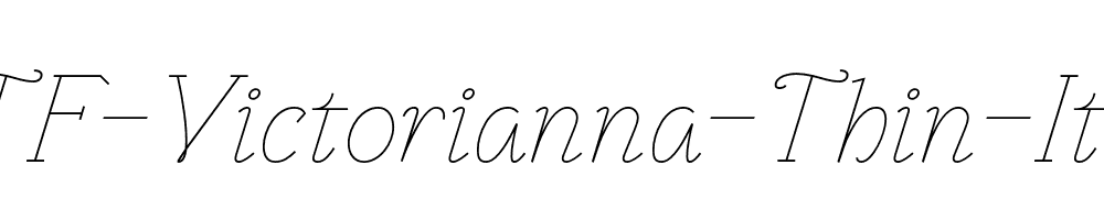 VTF-Victorianna-Thin-Italic