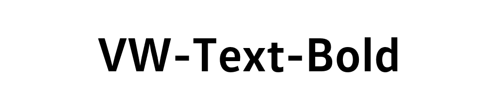 VW-Text-Bold