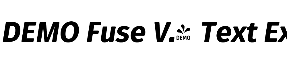  DEMO Fuse V.2 Text ExtraBold Italic