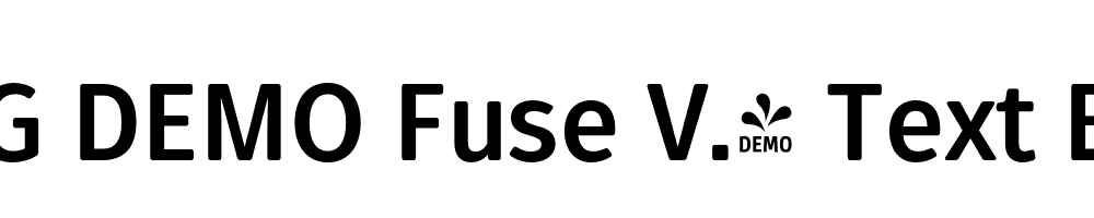  DEMO Fuse V.2 Text Bold Regular