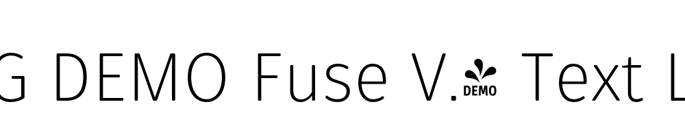  DEMO Fuse V.2 Text Light Regular