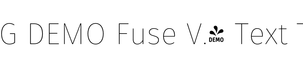  DEMO Fuse V.2 Text Thin Regular