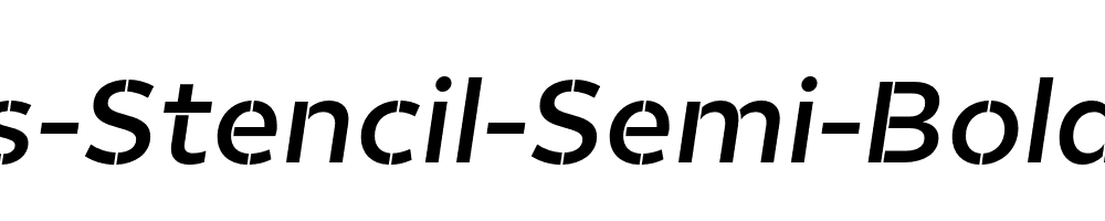 Helios-Stencil-Semi-Bold-Italic