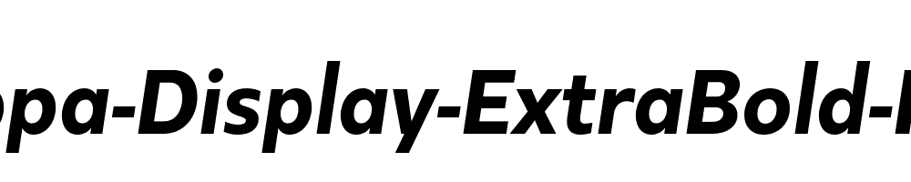 Kappa-Display-ExtraBold-Italic