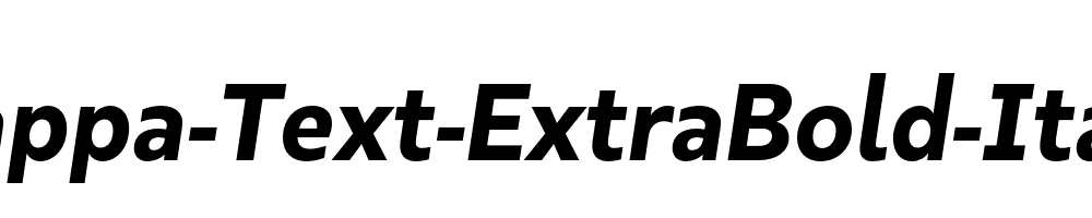 Kappa-Text-ExtraBold-Italic