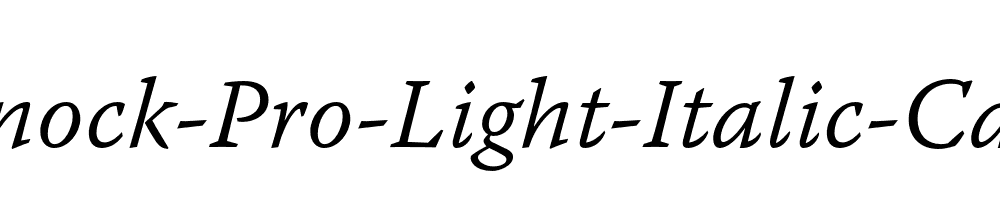 Warnock-Pro-Light-Italic-Caption