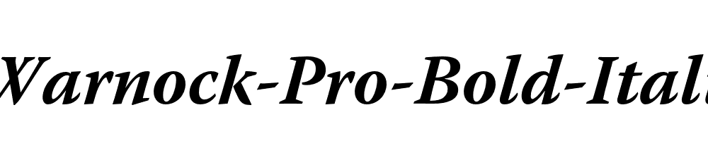 Warnock-Pro-Bold-Italic