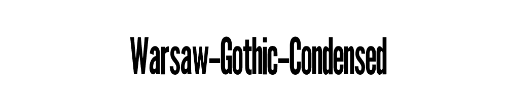 Warsaw-Gothic-Condensed