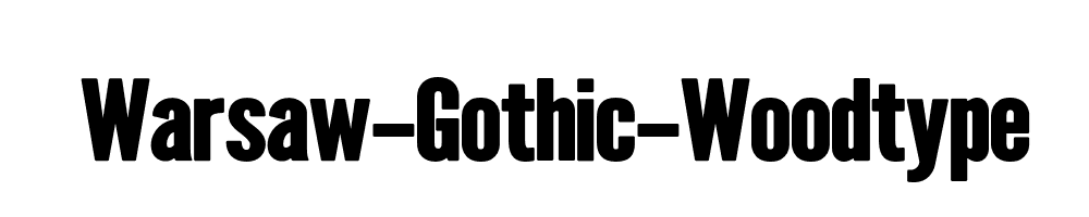 Warsaw-Gothic-Woodtype