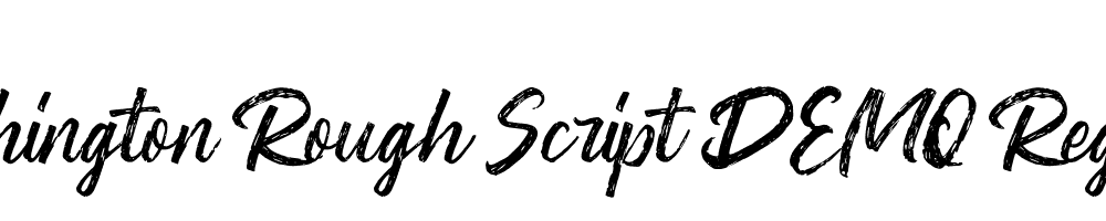 Washington-Rough-Script-DEMO-Regular