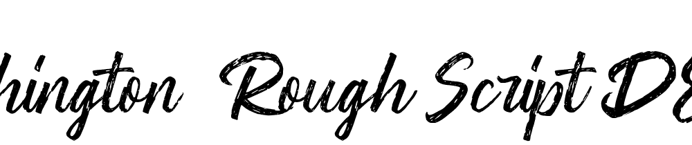 Washington Rough Script Demo