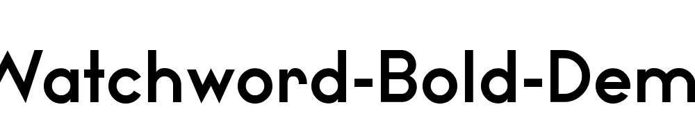 Watchword-Bold-Demo