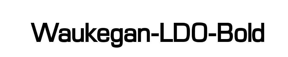 Waukegan-LDO-Bold