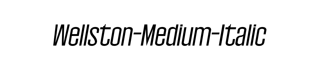 Wellston-Medium-Italic