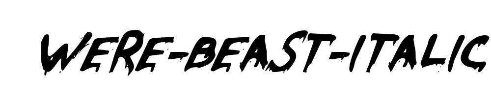 Were-Beast-Italic