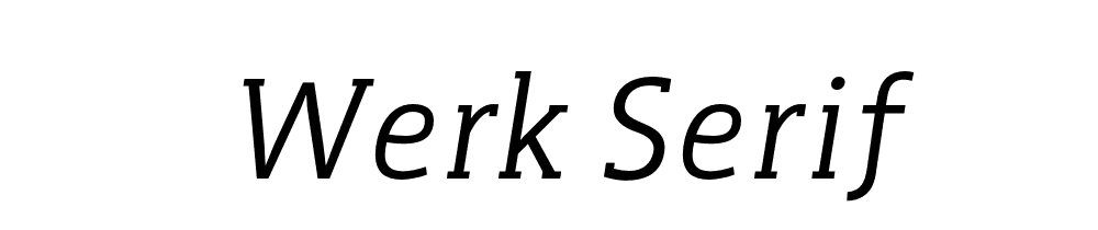 Werk Serif