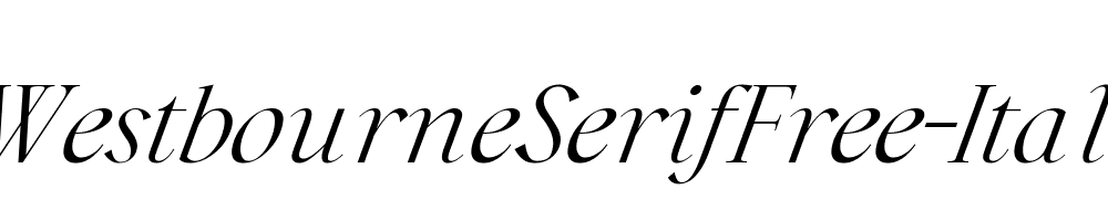 WestbourneSerifFree-Italic