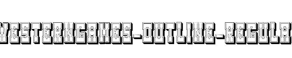 Westerngames-Outline-Regular