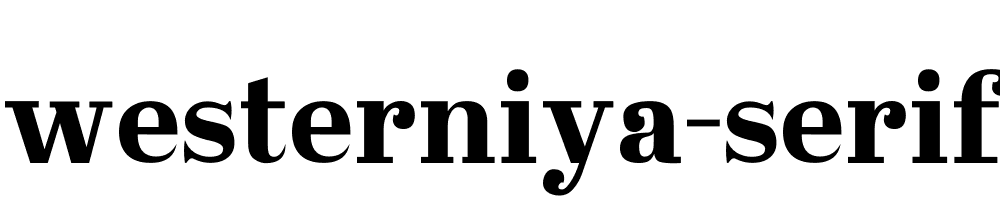 westerniya-serif