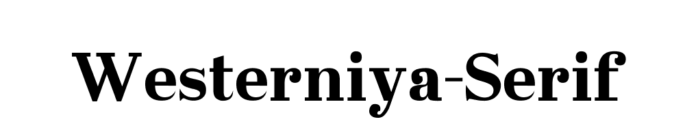 Westerniya-Serif