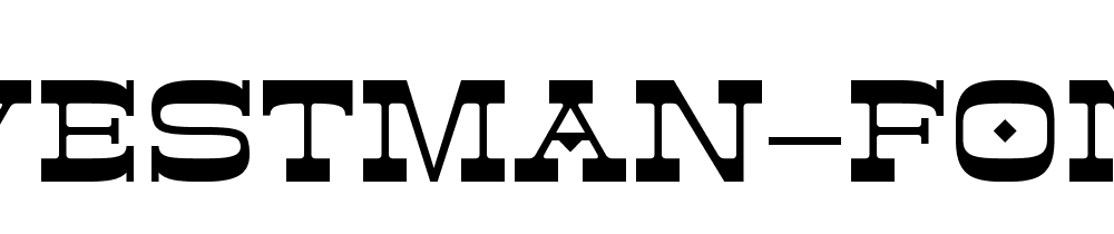 westman-font