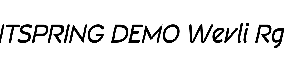  DEMO Wevli Rg Italic