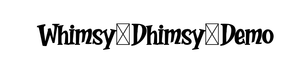 Whimsy-Dhimsy-Demo